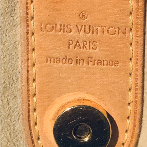 Mint Louis Vuitton GM Galleria shoulder bag brass hardware leather - Picture 5 of 6